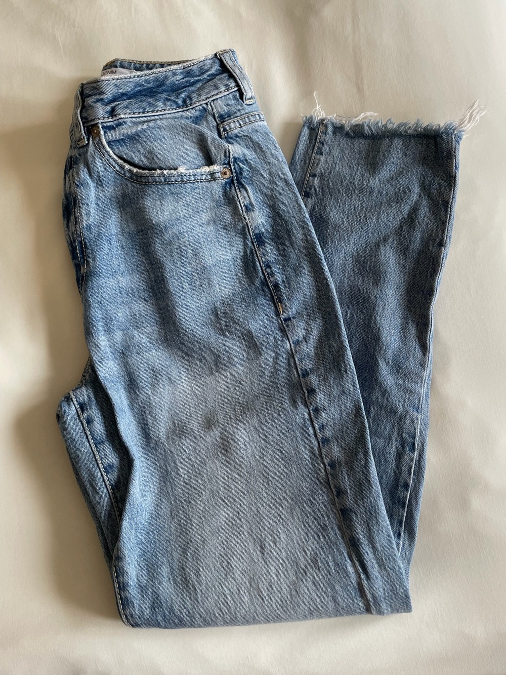 Garage Light Wash Straight-Leg Women’s Jeans